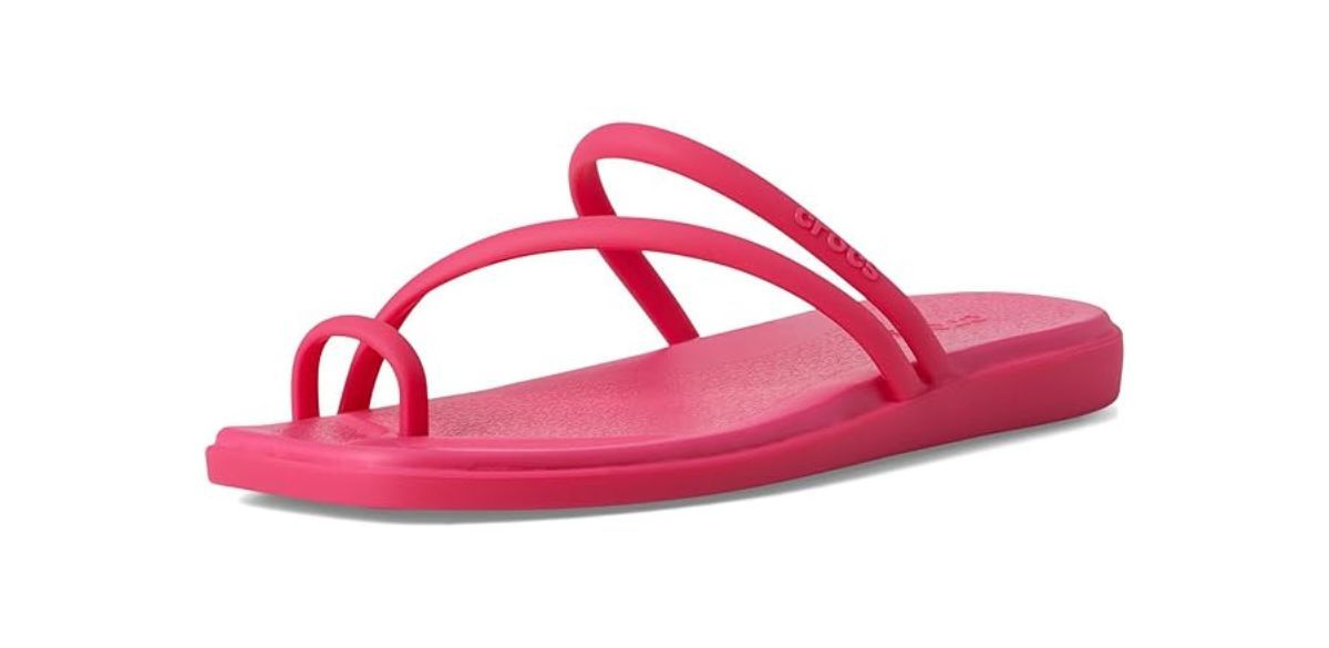Crocs Women's Miami Toe Loop Sandal Flat