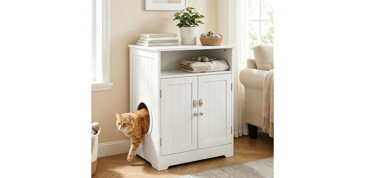 GIANTEX Cat Litter Box Enclosure