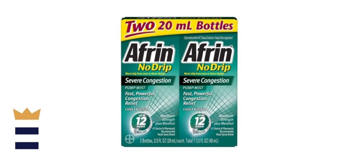 Afrin Two-Pack Combo No-Drip Severe Congestion