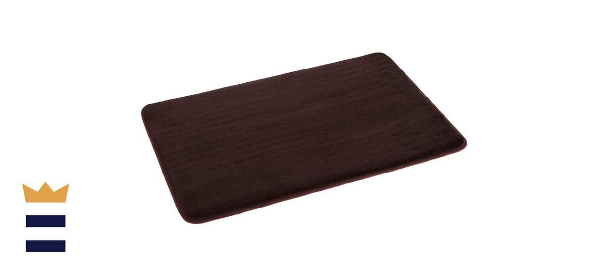AmazonBasics 18-Inch by 28-Inch Nonslip Memory Foam Bath Mat