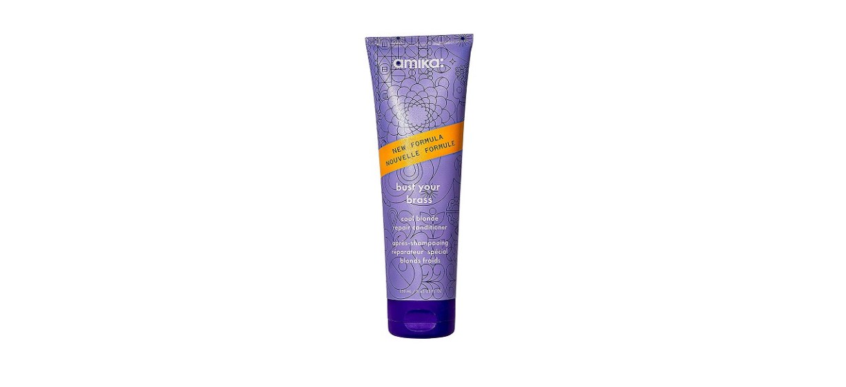 Amika Bust Your Brass Cool Purple Blonde Conditioner