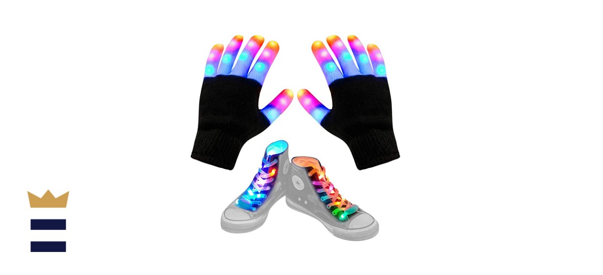 Aywewii LED Gloves &amp; Shoelaces