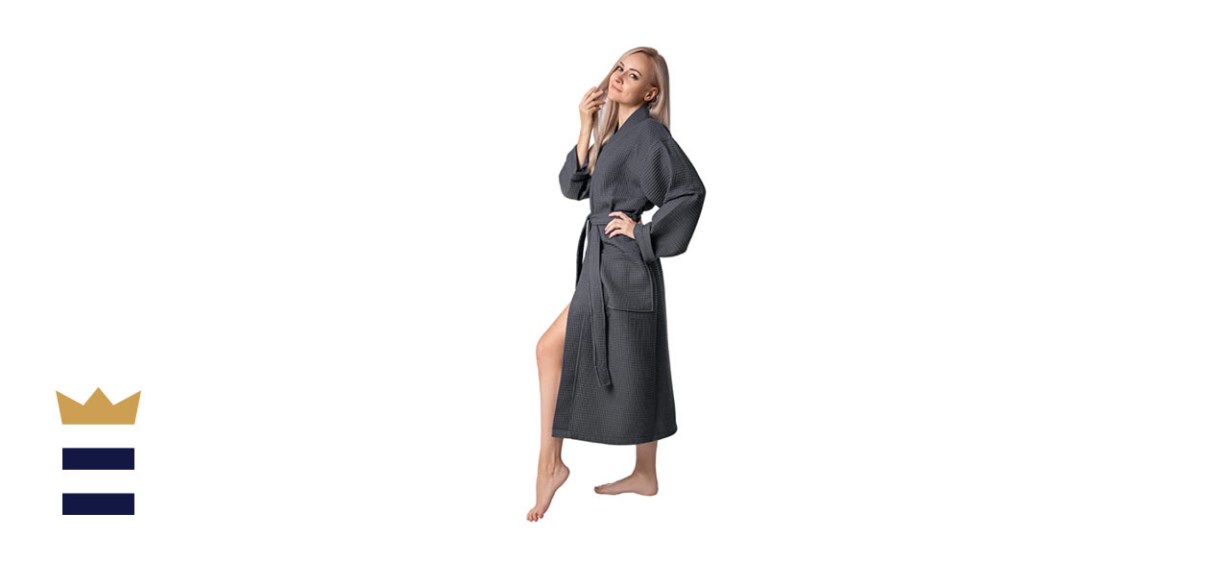  Bagno Milano Women’s Waffle-Knit Bathrobe