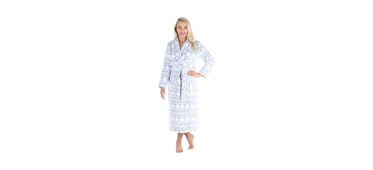 PajamaMania Women's Fleece Footed Onesie Pajamas