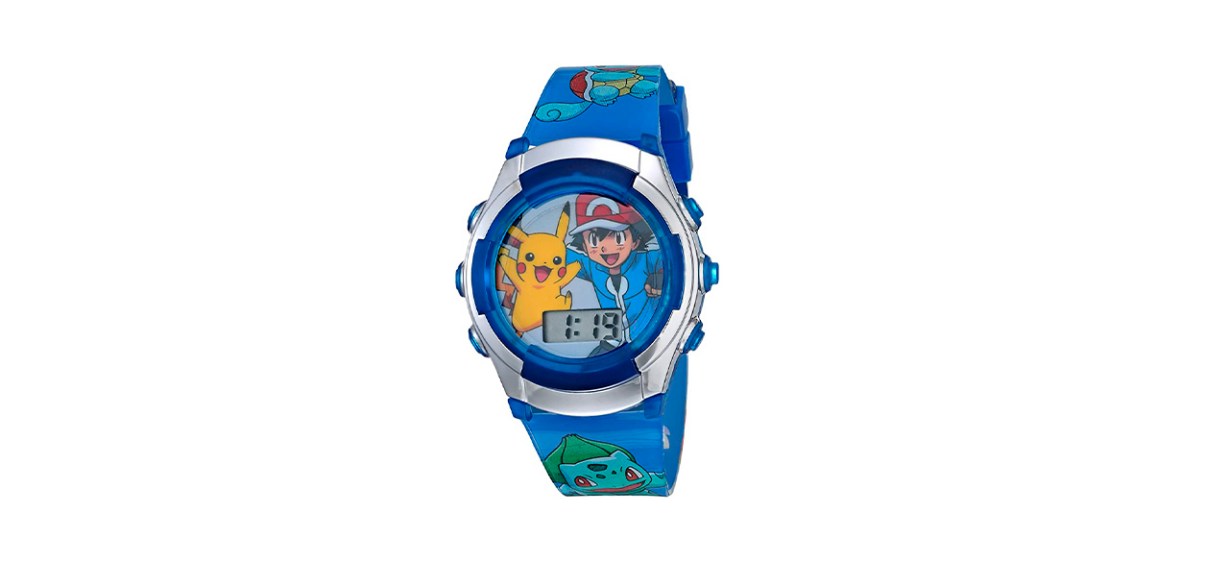Best Accutime Kids Pokemon Pikachu And Ash Digital LCD Watch