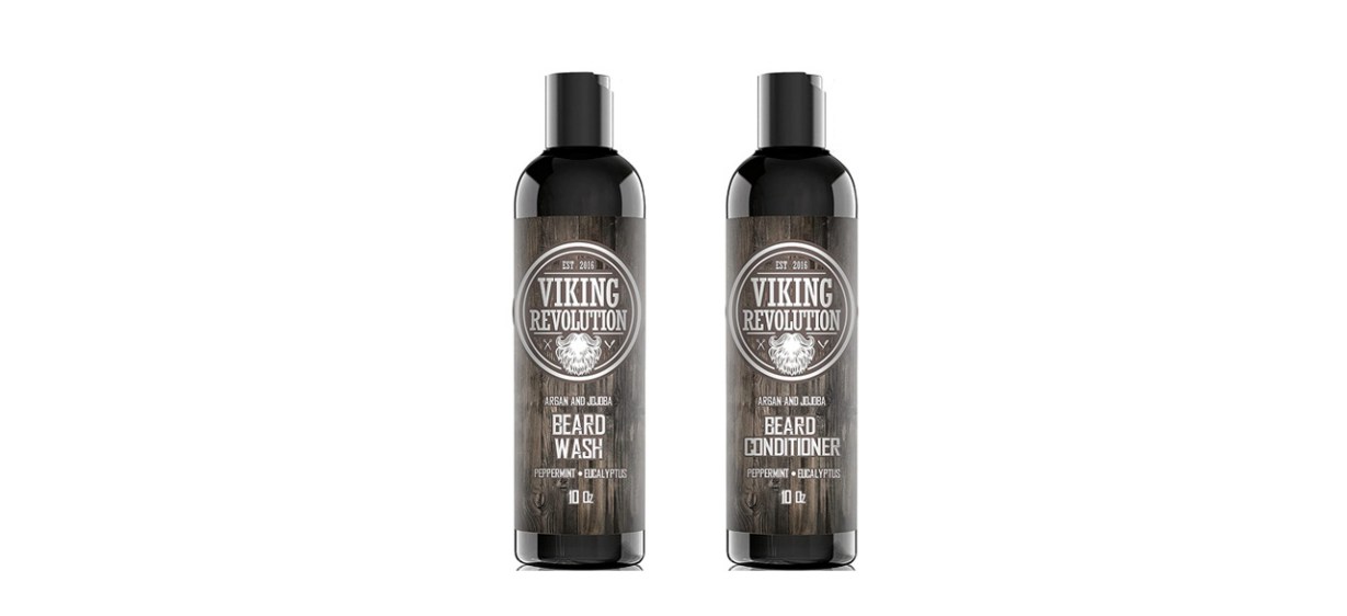 Viking Revolution Beard Wash &amp; Beard Conditioner Set