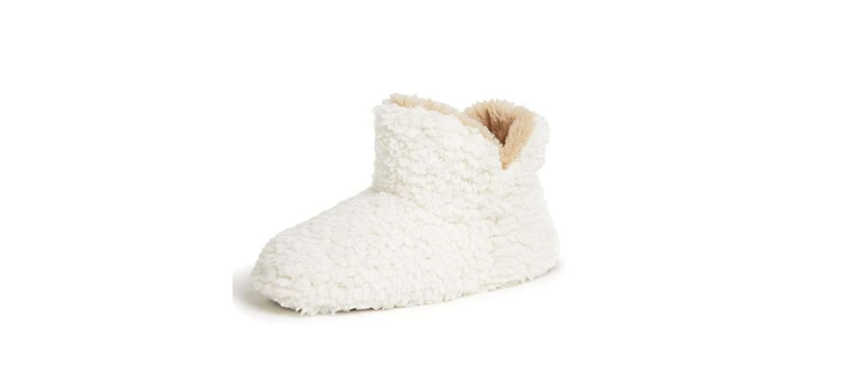 Best Dearfoams Women’s Chelsea Faux Sherpa Bootie Slippers