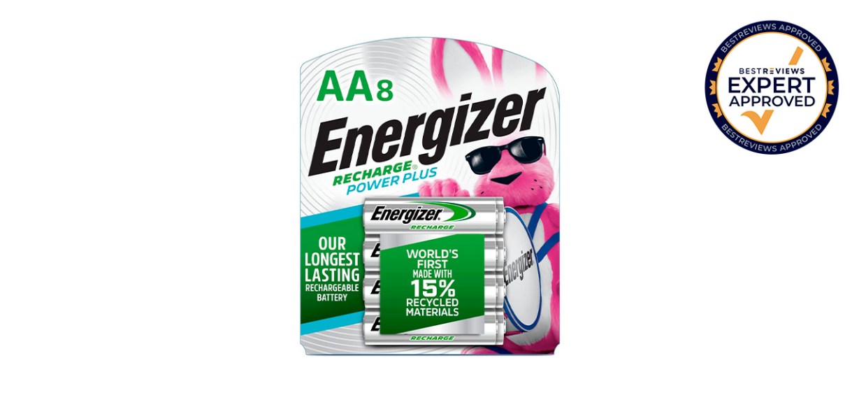 Best Energizer Power Plus Rechargeable AA Batteries 8 Count