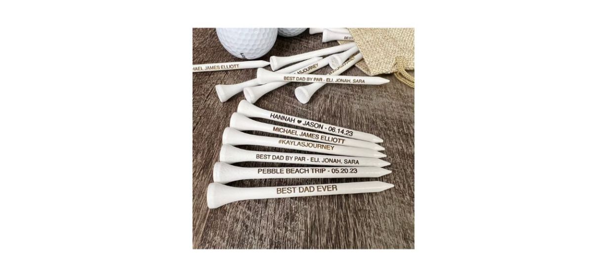 BauerGiftsCo Custom Golf Tees