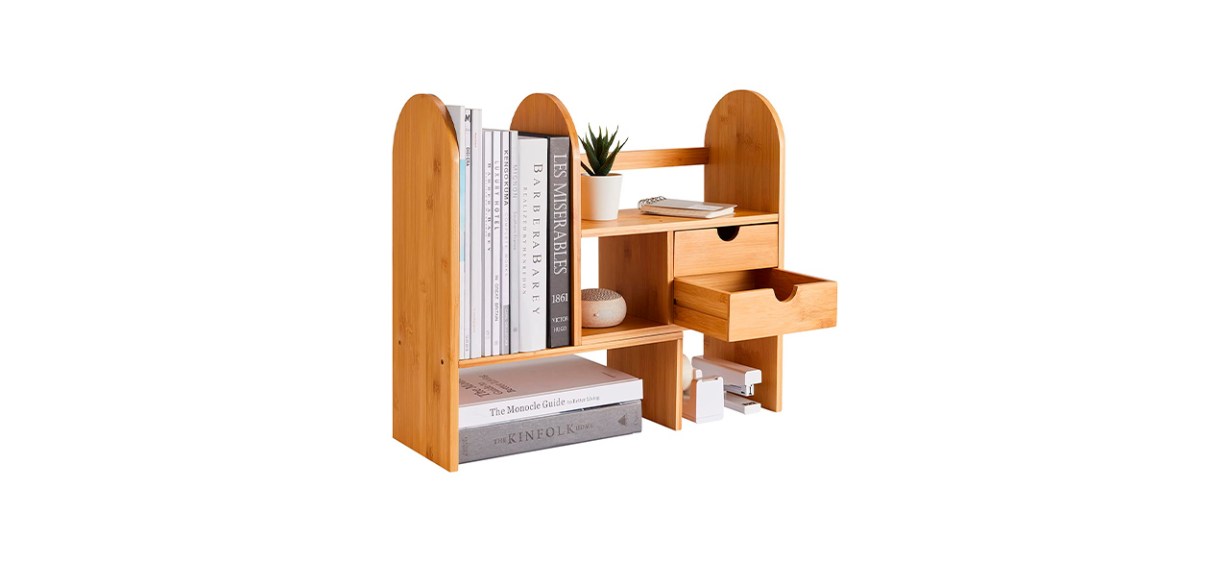 Best FURNINXS Bamboo Desk Organizer