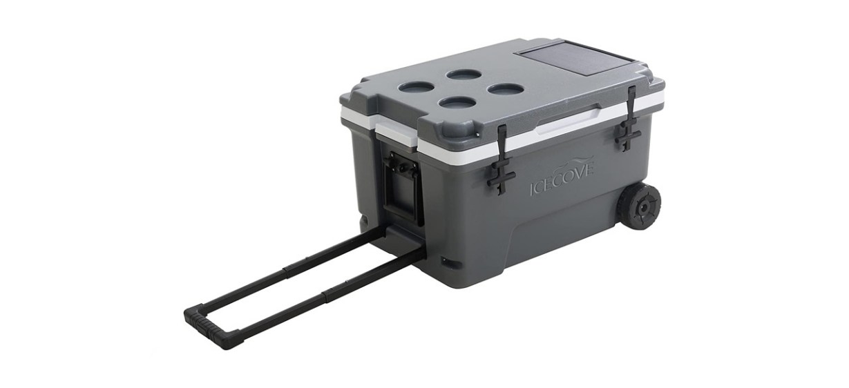 a cooler with portable insulation a cooler with portable insulation