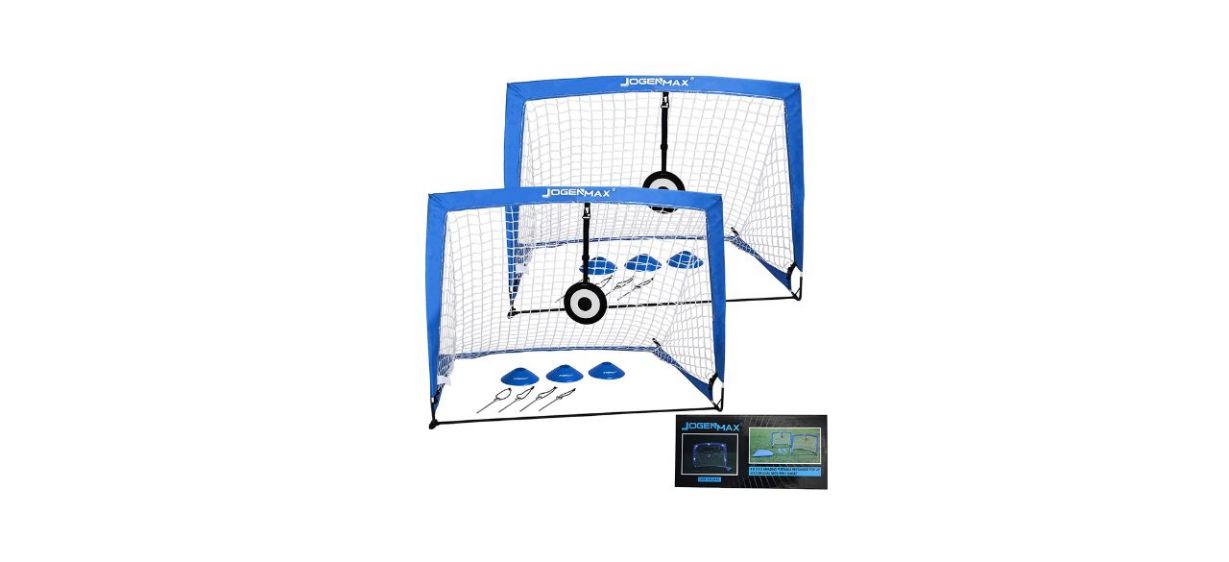 Best Jogenmax Portable Mini Soccer Goal Set