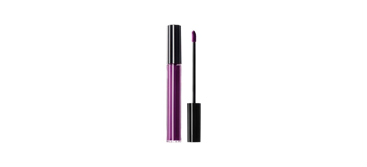 Black liquid lipstick in a purple tube