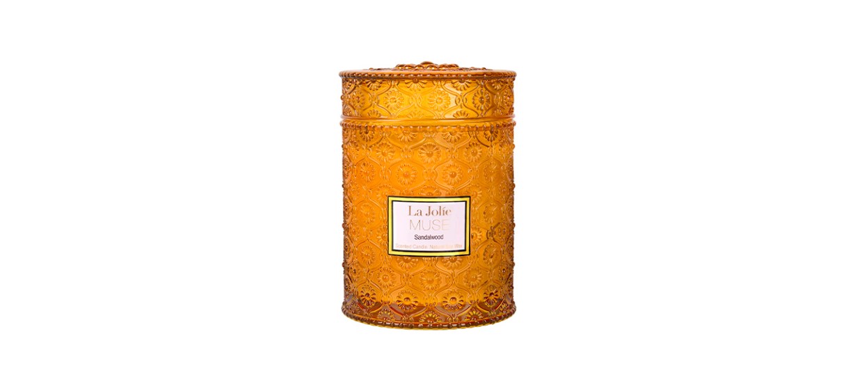 Benevolence LA - Aromatherapy Candle with Pink Glass Jar