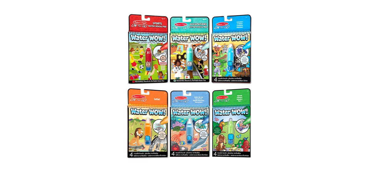 best-last-minute-christmas-gifts-2022-Melissa &amp; Doug On the Go Water Wow! Reusable Color with Water Activity Pad