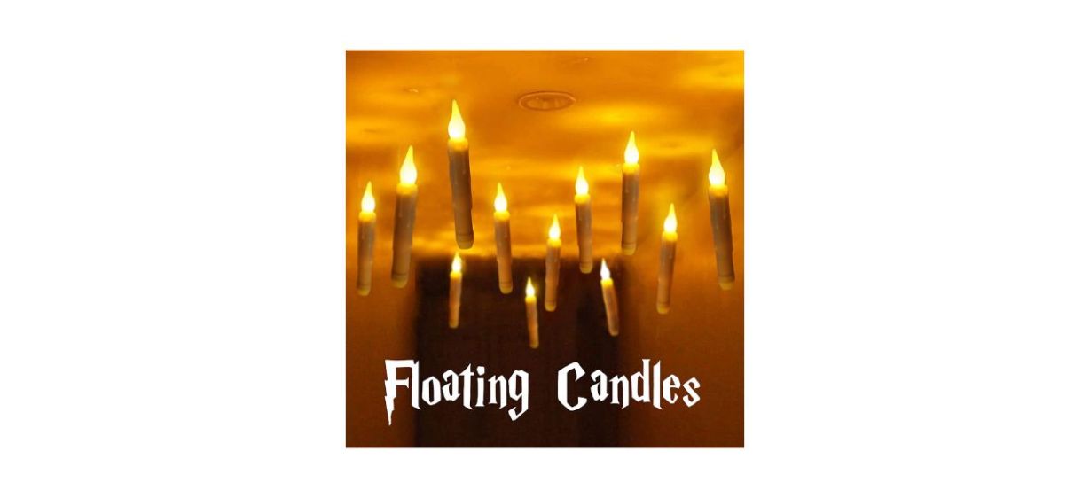 Best Oriental Cherry 12 Floating Harry Potter-inspired Candles With Remote Control