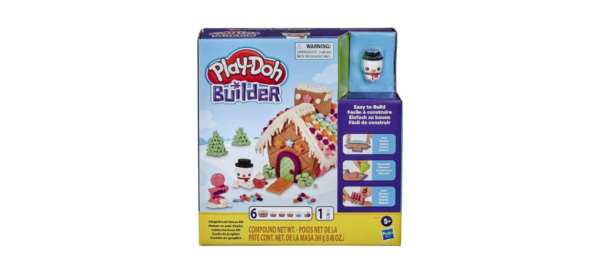 Best Play-Doh Builder Gingerbread House Building Kit