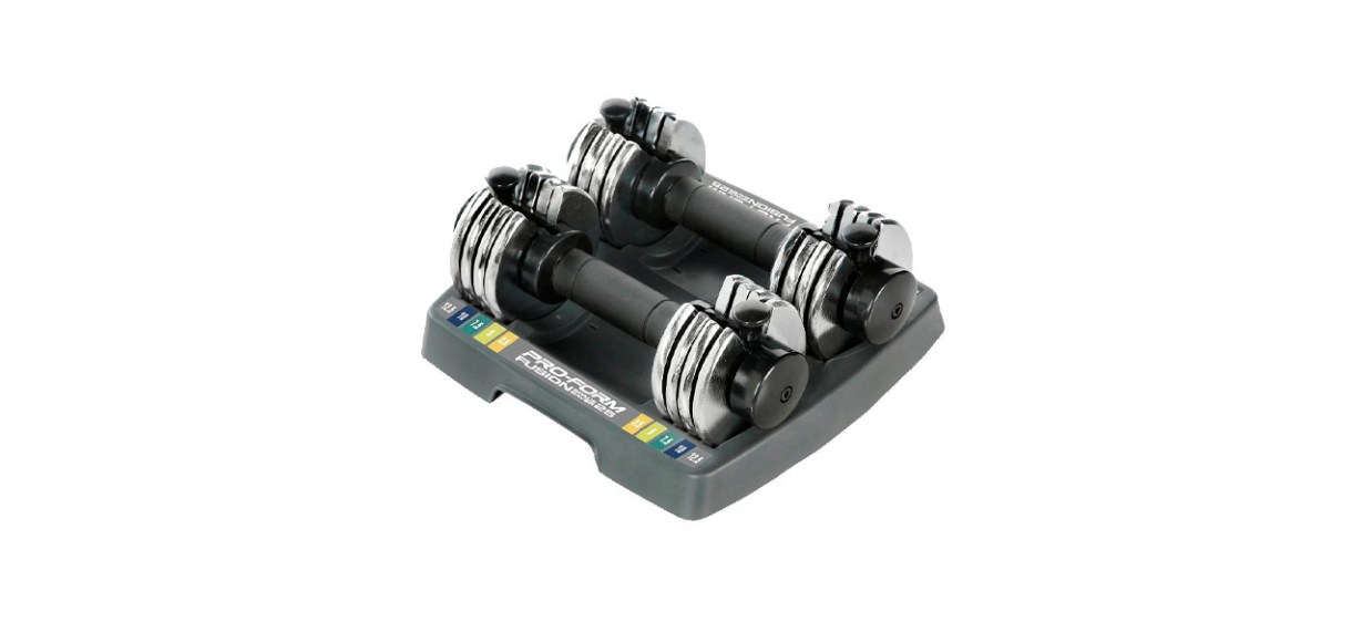 Best ProForm 12.5 lb. Adjustable Dumbbell Set