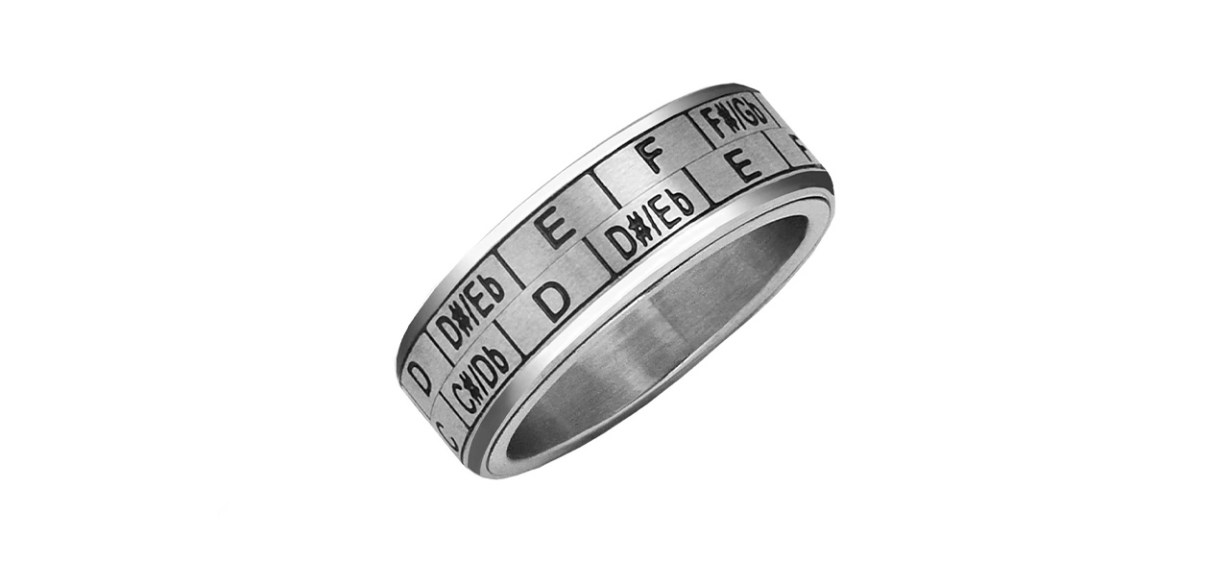 Best Retroworks Musicians Transposition Spinner Ring