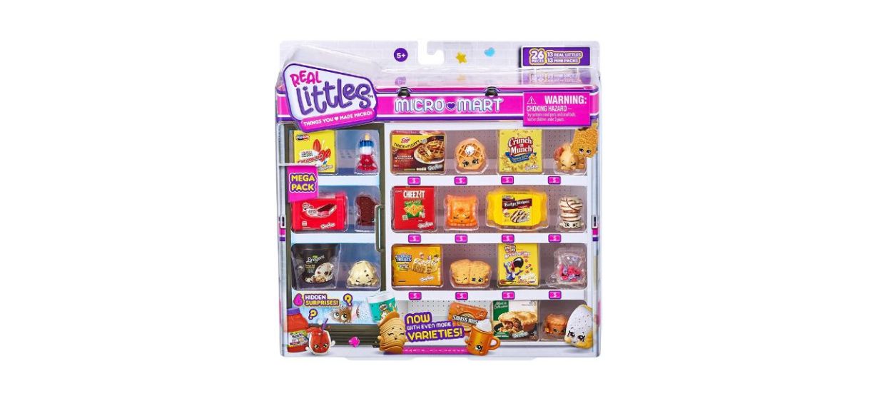 Shopkins Real Littles Micro Mart Mega Pack 26 Pcs.13 real littles & 13 mini  pack