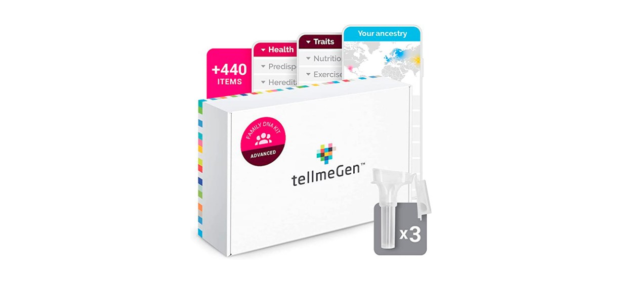 Best TellmeGen DNA Test Advanced Family Kit