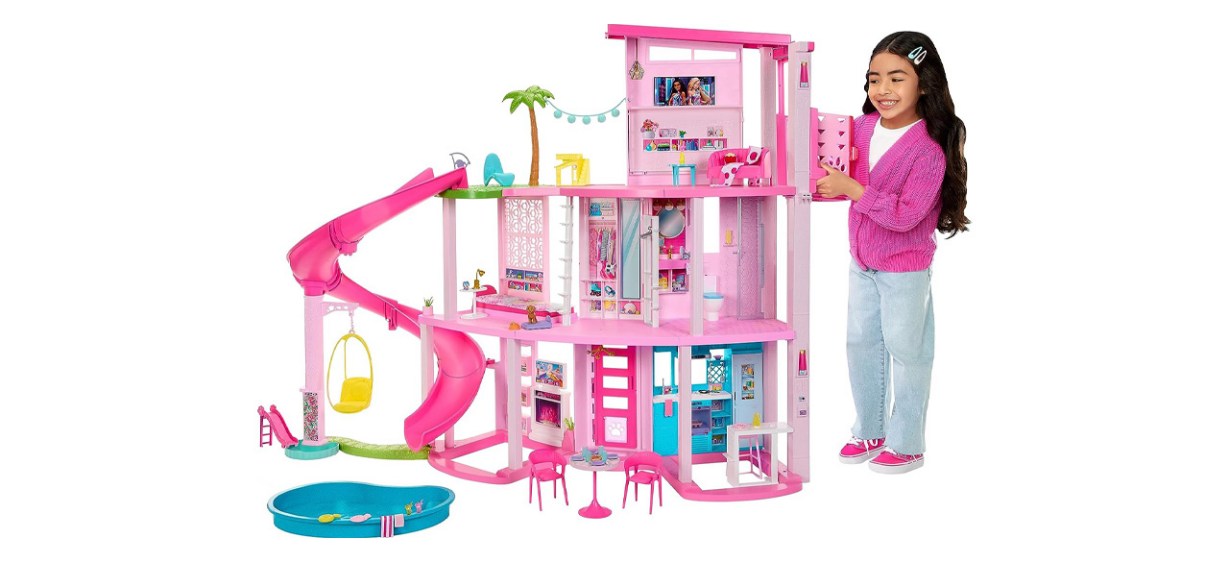 Barbie Dreamhouse 2023 on white background