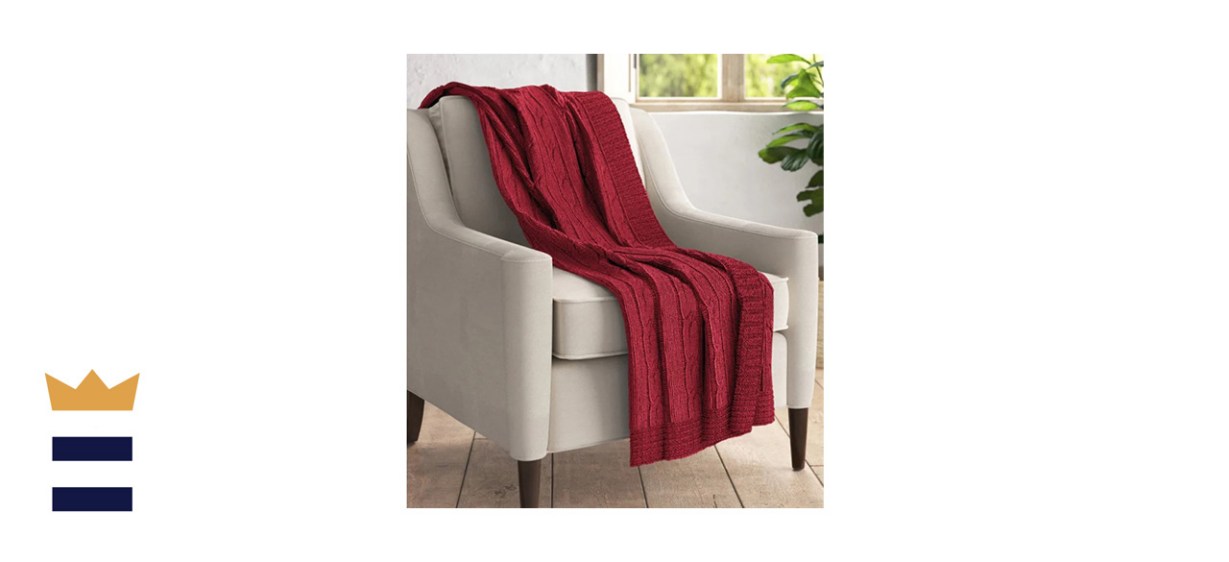 Birch Lane Red Cotton Throw