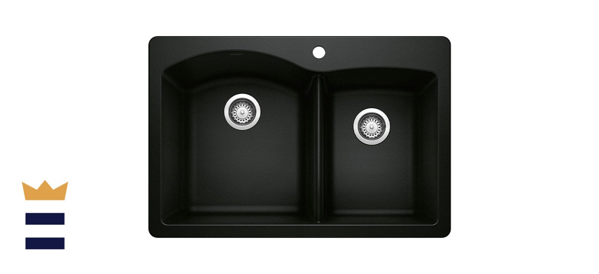 Blanco Silgranit 60/40 Double Bowl Kitchen Sink