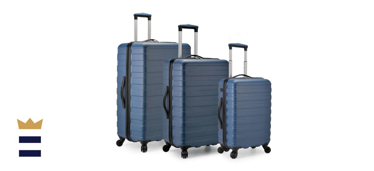 Bondi 3-Piece Gray Spinner Luggage with Smart USB Port