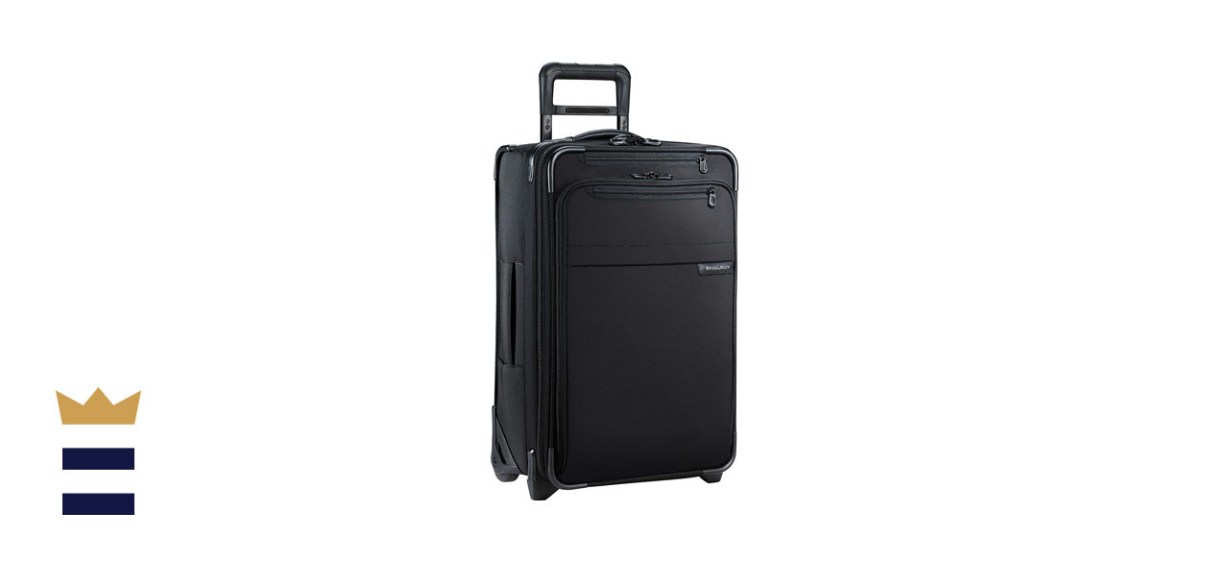 Briggs &amp; Riley Baseline-Softside CX Expandable Wide-Body Upright Luggage, Black, Carry-On 21-Inch