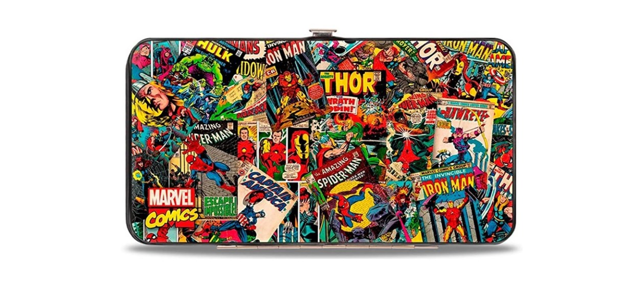 Buckle Down Marvel Comic Books Stacked Wallet
