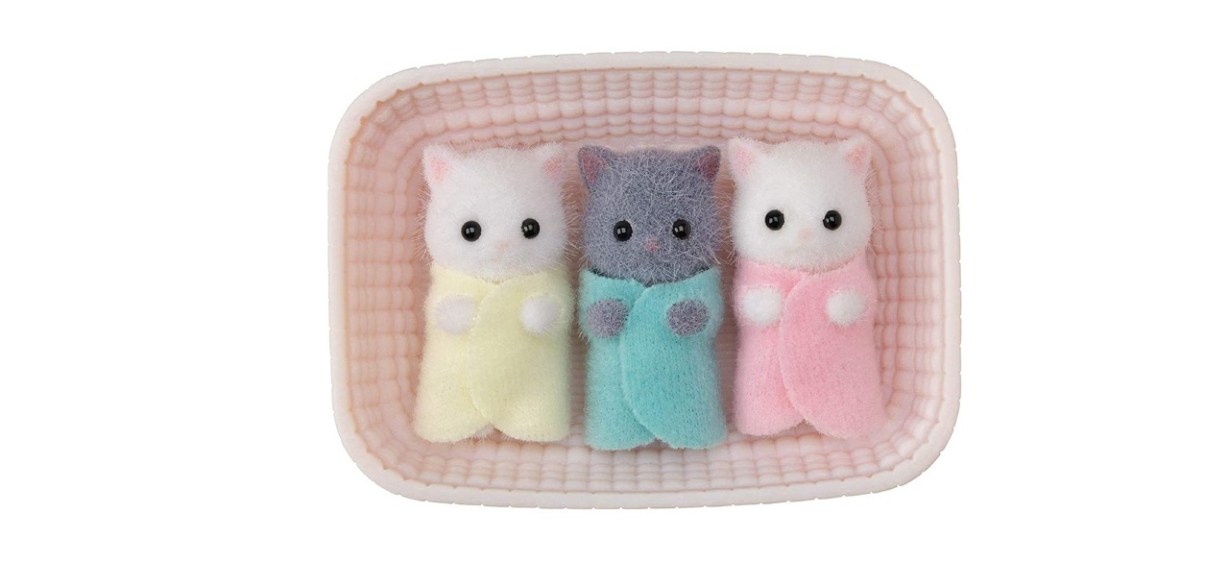 Calico Critters Persian Cat Triplets