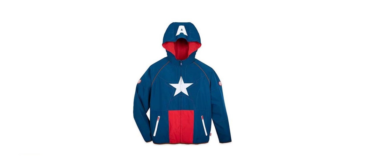Marvel Captain America Costume Zip Hoodie for Adults