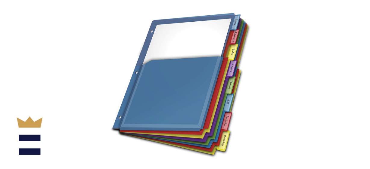 Cardinal Expanding Plastic Binder Dividers