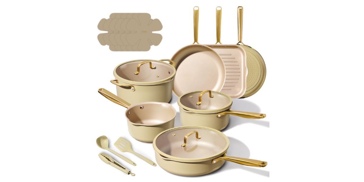 Carote 19-Piece Nonstick Cookware Set