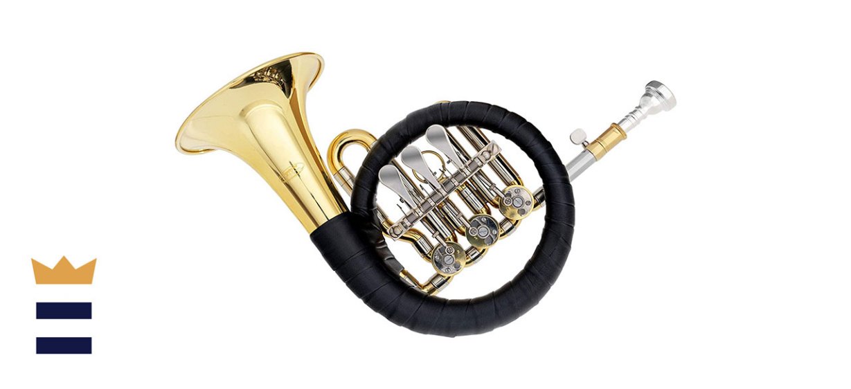 Classic Cantabile Brass B-Flat Post Horn/Hunting Horn