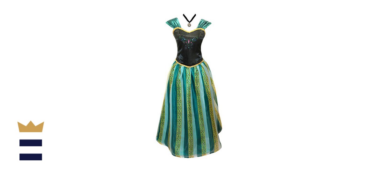 Cokos Novelty Adult Women Coronation Dress Homecoming Princess Halloween Costume