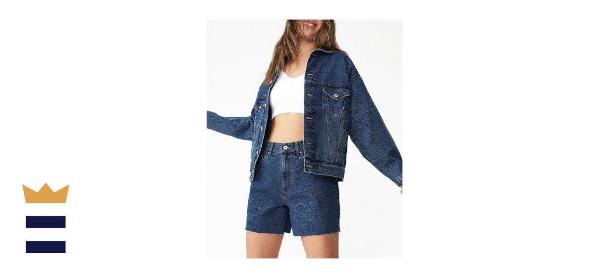 Cotton On Womens The Oversized Denim Jacket