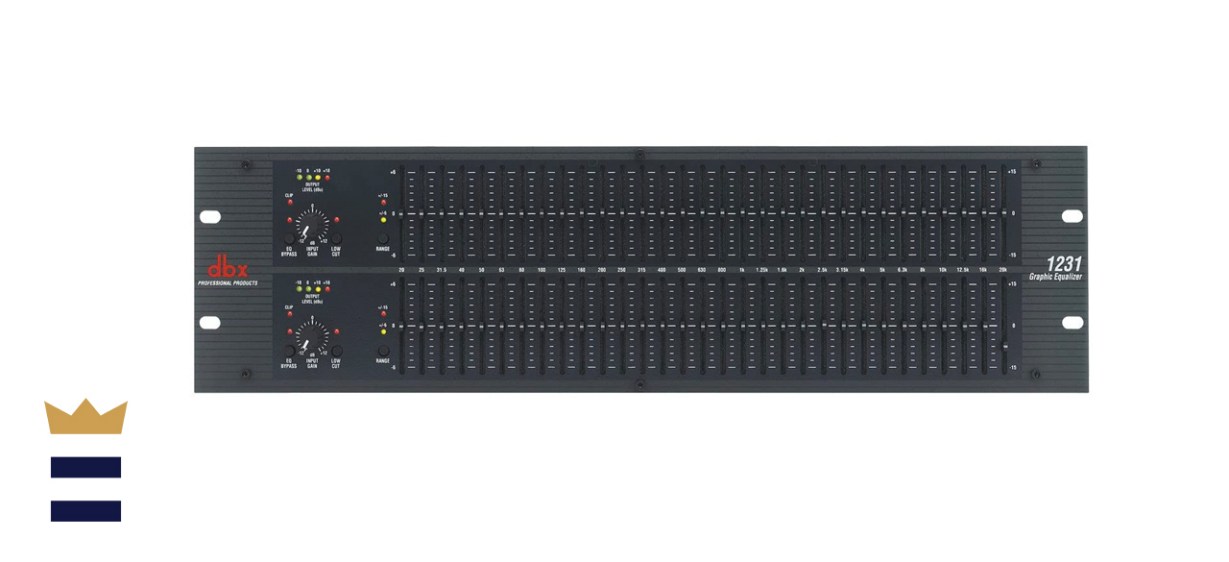 DBX 1231 Black Dual-Channel 31-Band Graphic Equalizer