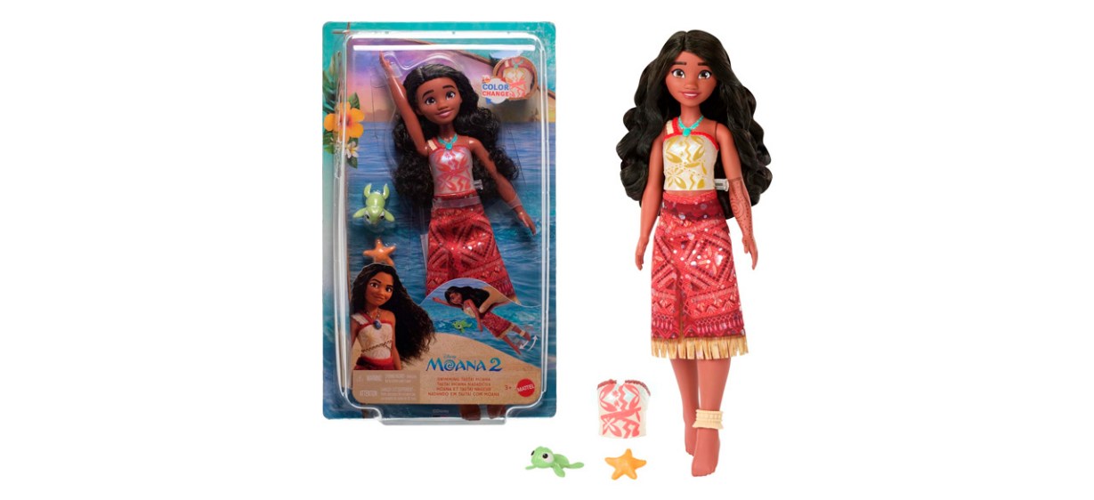 Disney Moana 2 Swimming Tautai Moana Doll