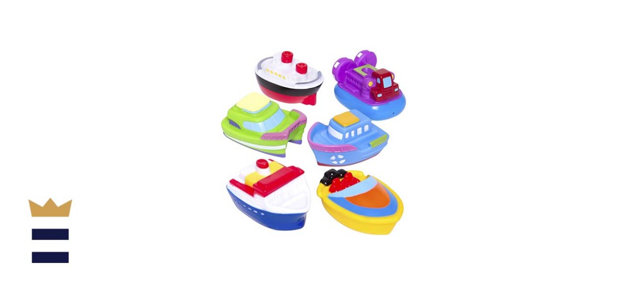 Elegant Baby Bath Time Boat Squirties Bath Set 