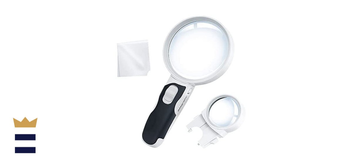 Fancii Extra Large LED Handheld Magnifying Glass with Light