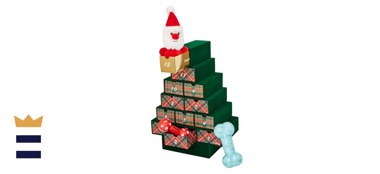 Frisco Holiday 12 Day Advent Calendar with Toys for Dogs