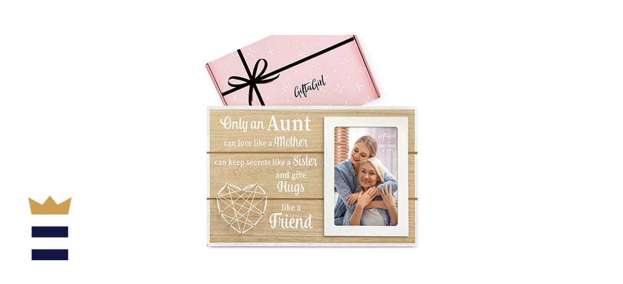 GIFTAGIRL Aunt Picture Frame Gifts for Aunt
