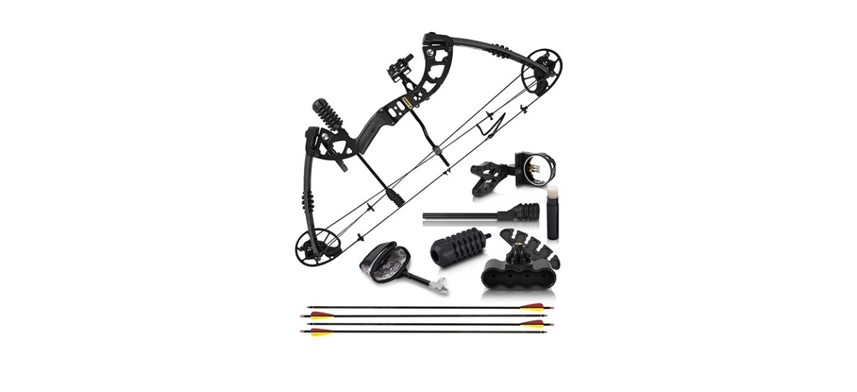 GlassHarrier Compound Bow and Arrow for Adults and Teens