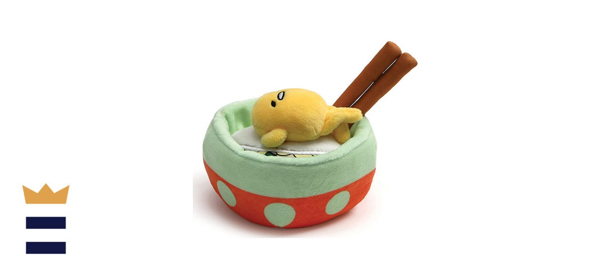GUND Sanrio Gudetama Lazy Egg Noodle Bowl