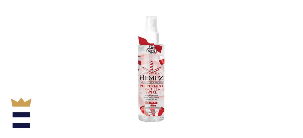 Hempz Limited Edition Peppermint Vanilla Swirl Herbal Hand Sanitizer 