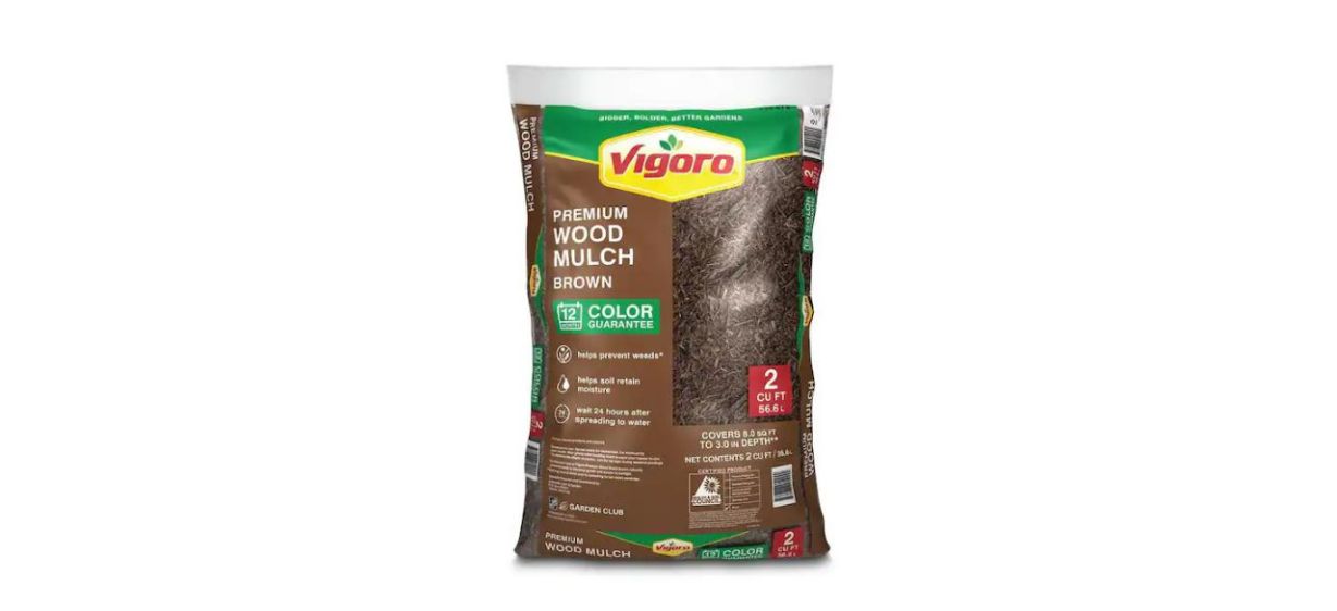 Vigoro Bagged Premium Brown Wood Mulch Vigoro Bagged Premium Brown Wood Mulch