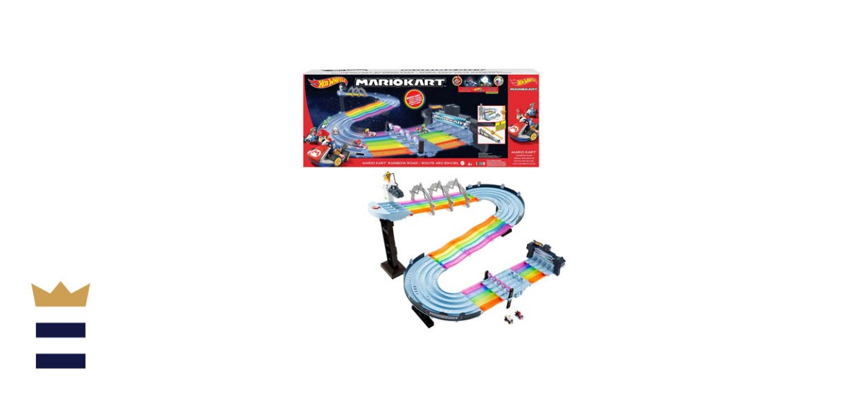 Hot Wheels Mario Kart Rainbow Road Raceway