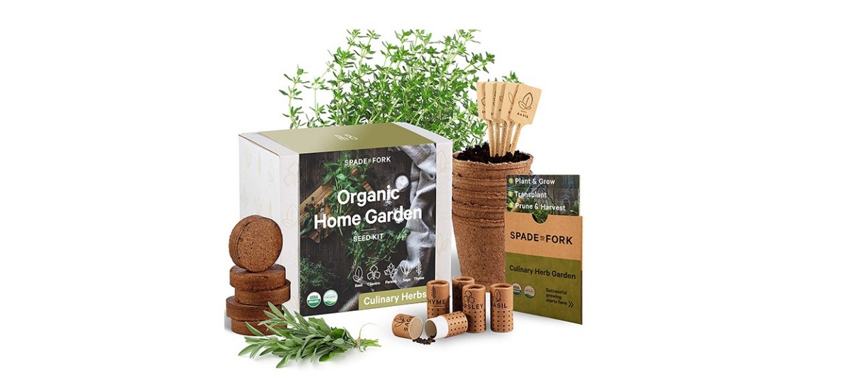 Spade to Fork Indoor Herb Garden Starter Kit